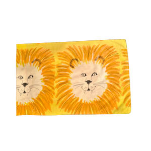 Vintage Cannon Monticello Lion Pillowcase 1970’s